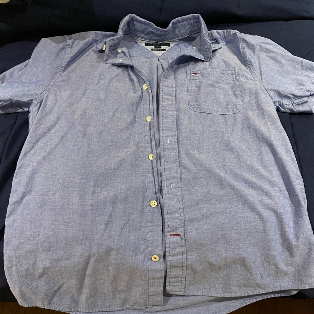 Blue Tommy Hilfiger Men’s Button Down